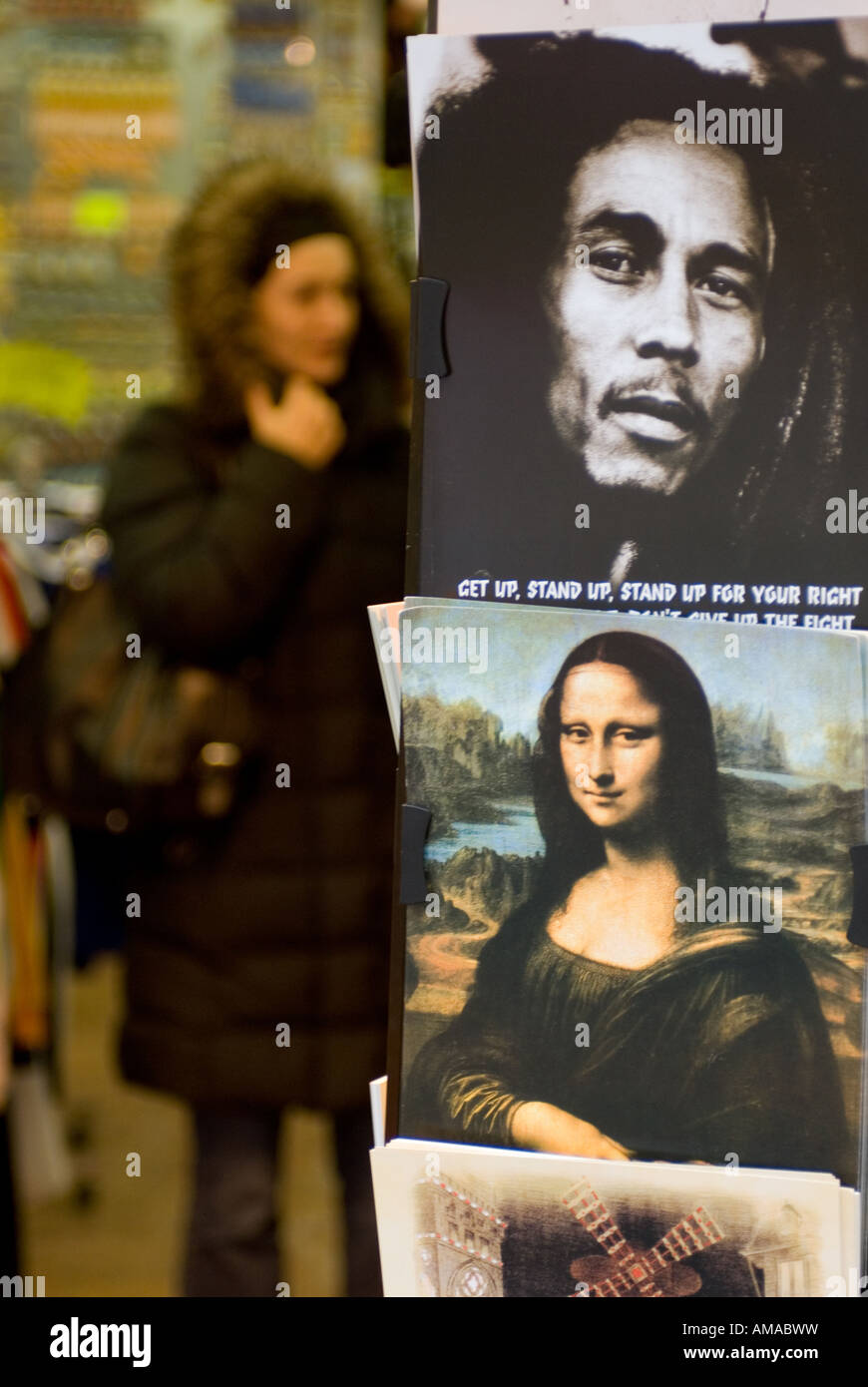 Le quartier de Montmartre de Paris France Banque D'Images