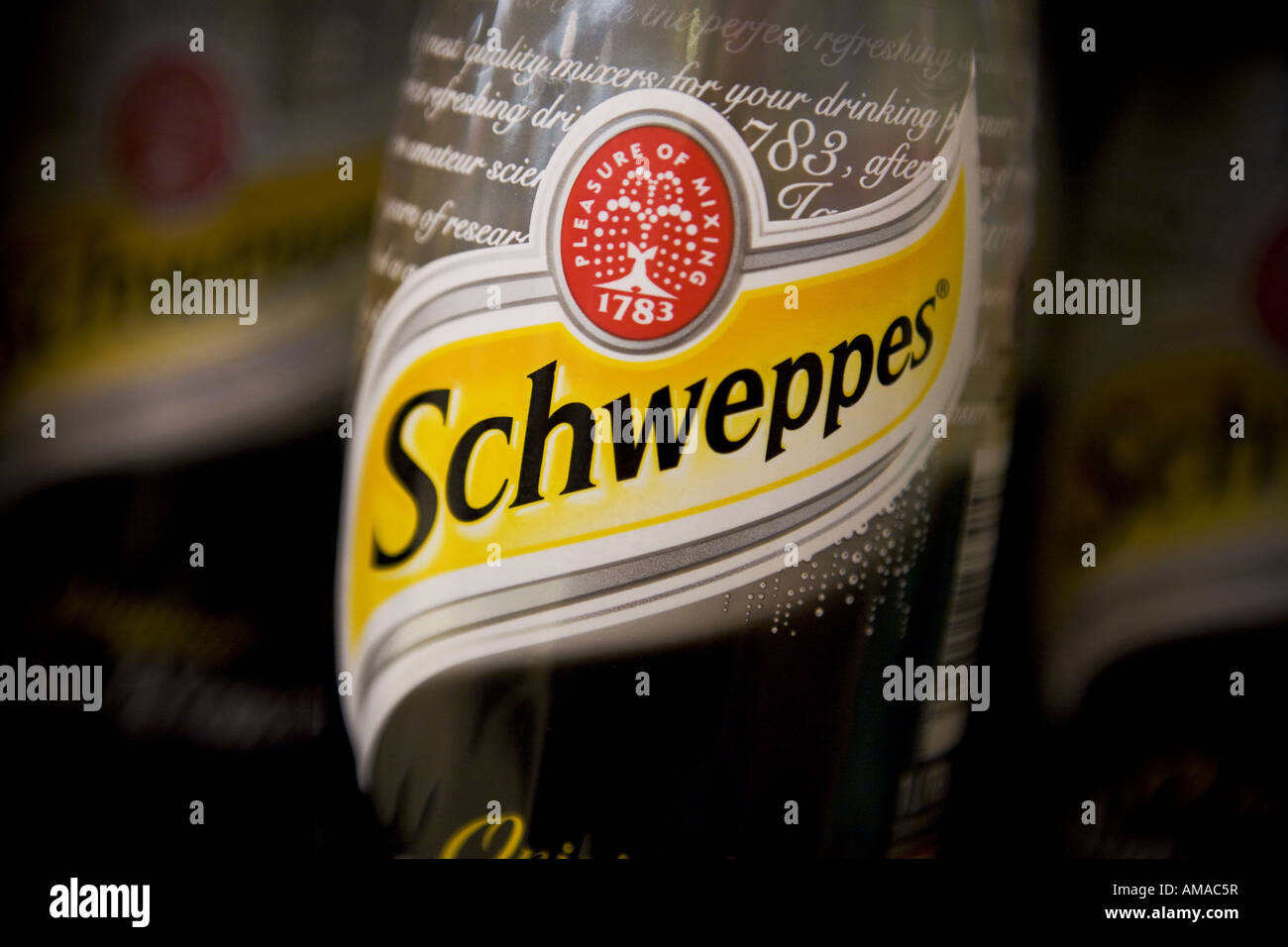 Cadbury Schweppes bouteille de soda Banque D'Images
