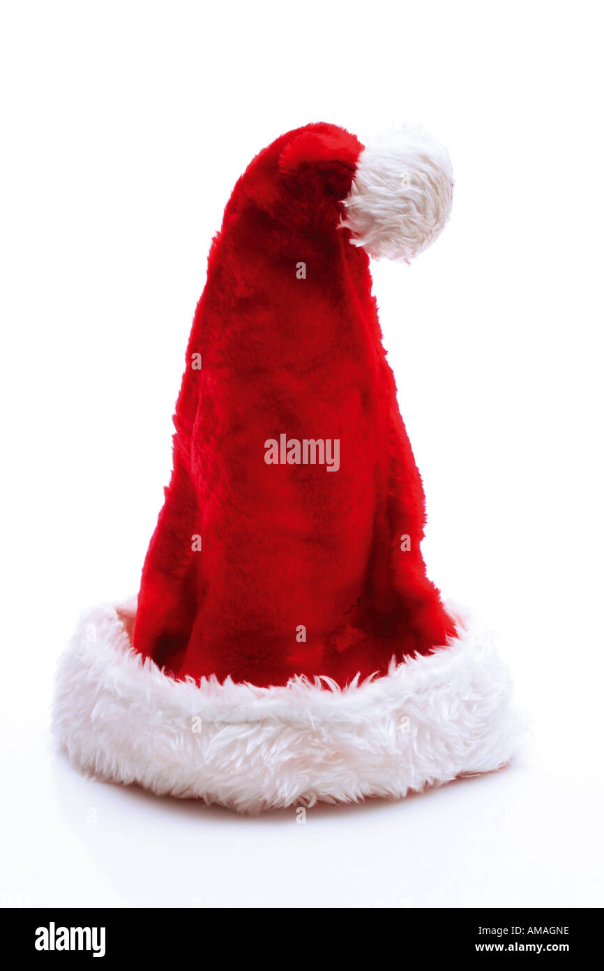 Santa Claus hat, close-up Banque D'Images