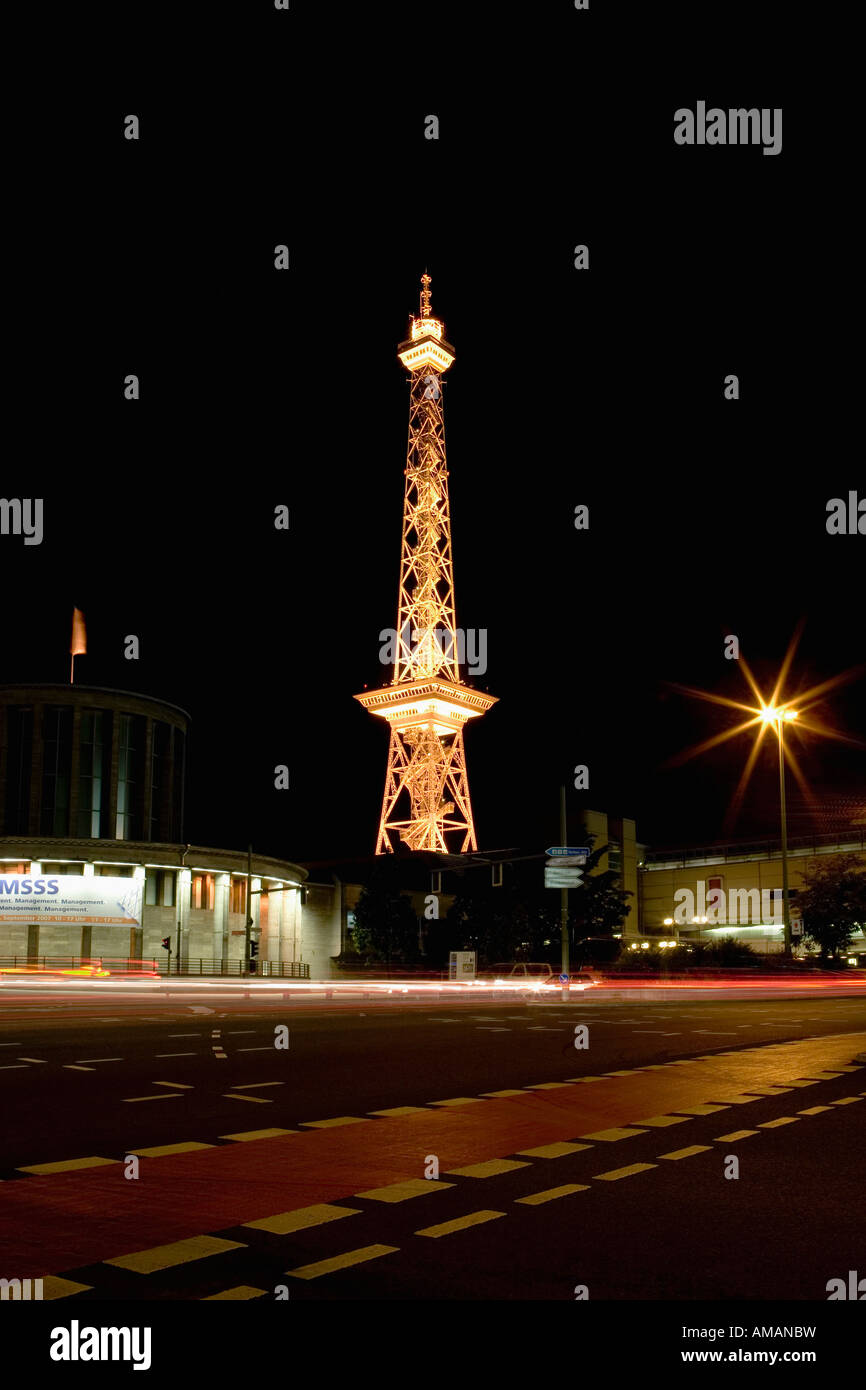 Tour de télécommunication à Berlin Banque D'Images