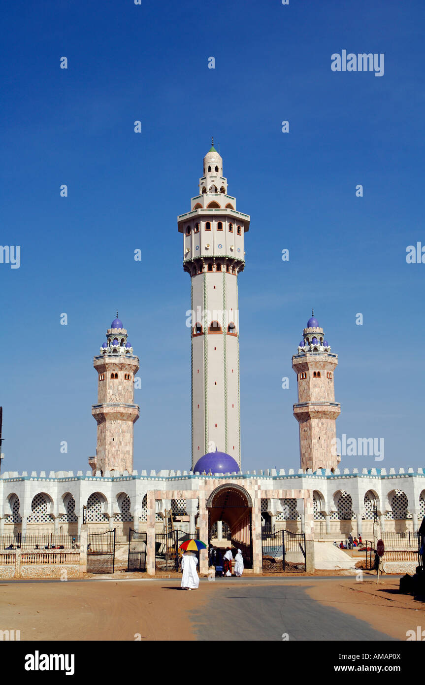 Région de Diourbel, Sénégal, Touba, ville sainte de La Confrérie Mouride, la grande mosquée Banque D'Images