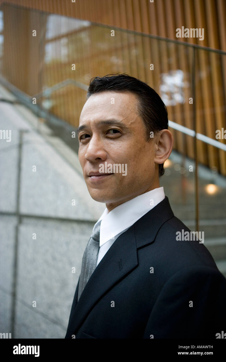 Un homme d’affaires Banque D'Images