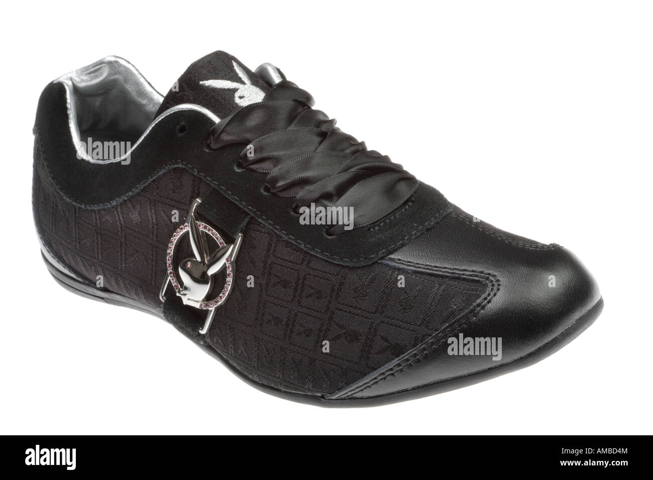 Lacé Satin chaussures lapin playboy Banque D'Images
