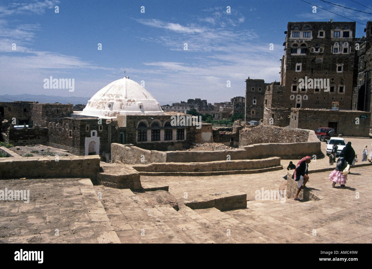 Thula ancien réservoir d'eau , au Yémen Banque D'Images
