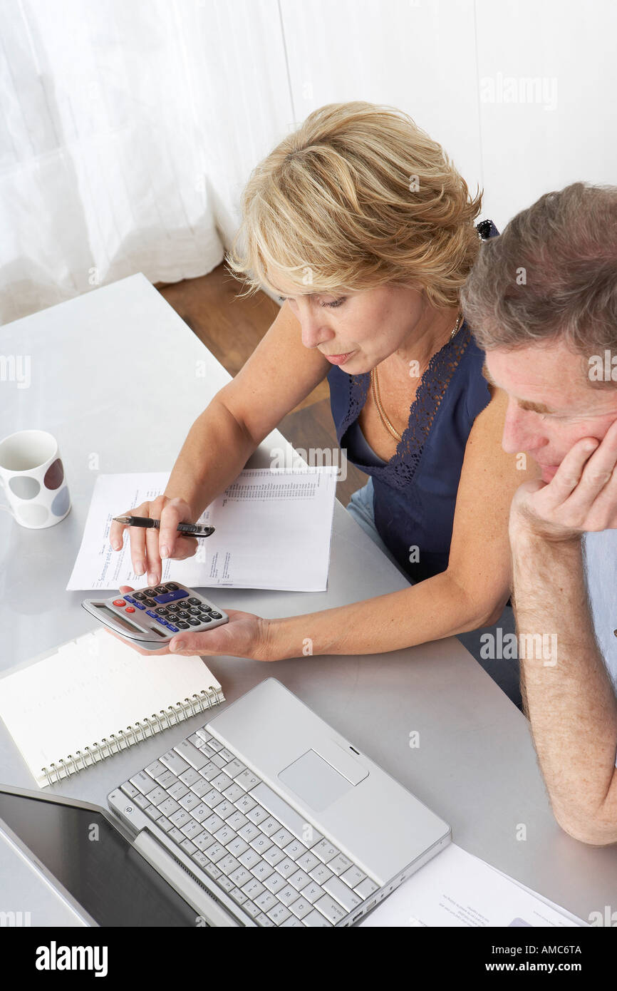 Travail de couple Banque D'Images