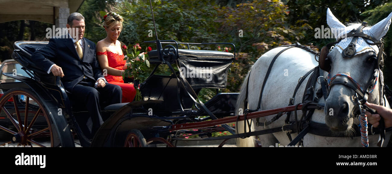 Mariage de style italien Banque D'Images