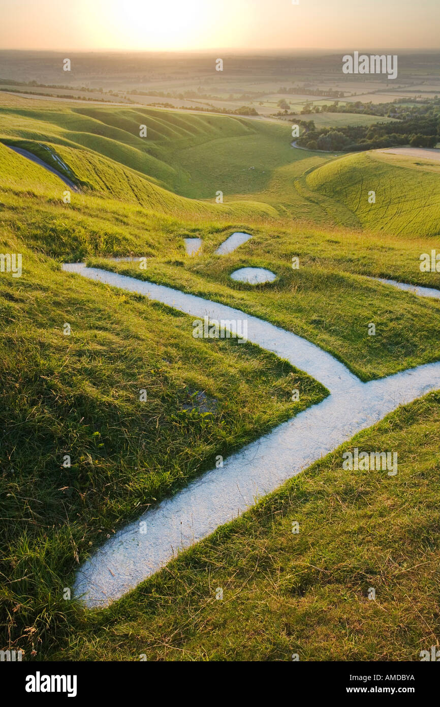 Uffington White Horse, Banque D'Images