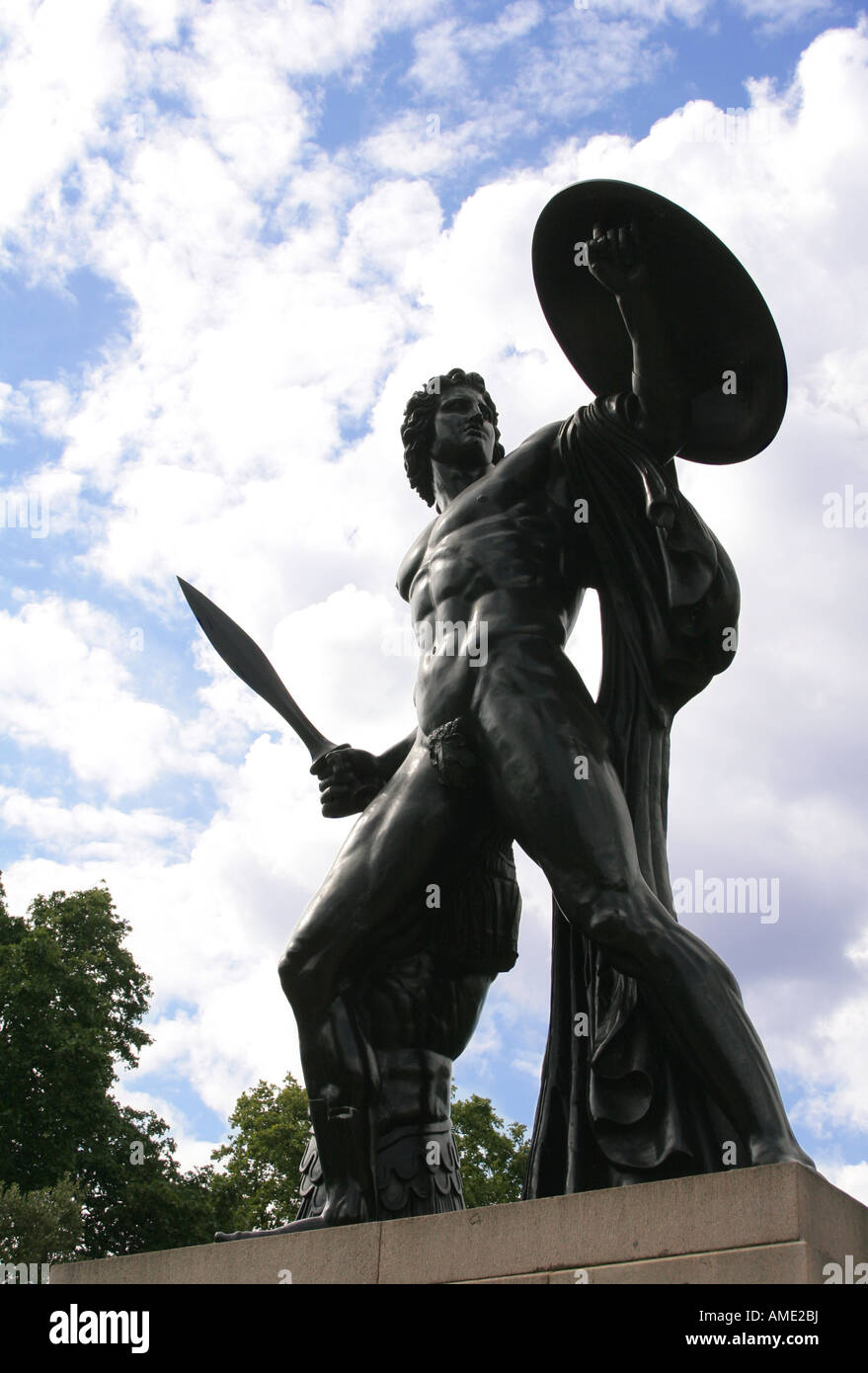 Statue d'Achille in London Hyde Park Banque D'Images