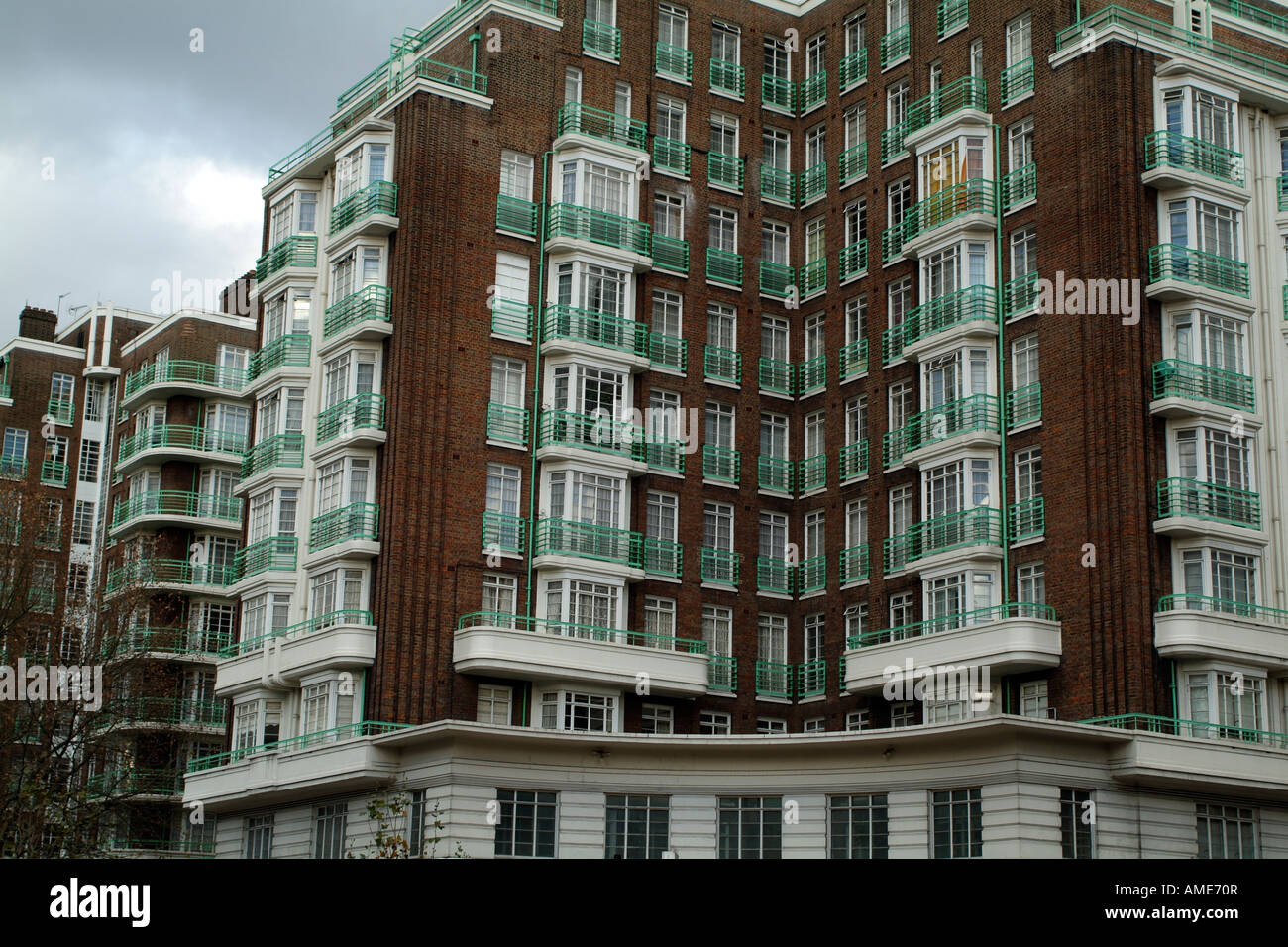 Appartements Appartements sur Marylebone Road à proximité de Baker Street Londres Royaume-Uni Banque D'Images