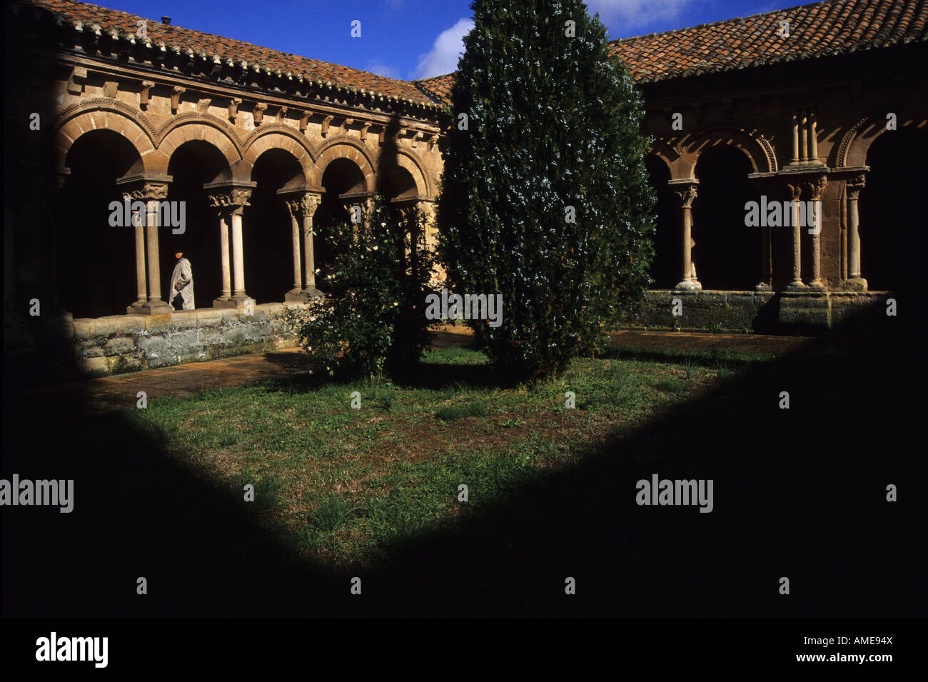 Cloître de San Pedro Cathedral City SORIA ESPAGNE région Castille et Léon Banque D'Images