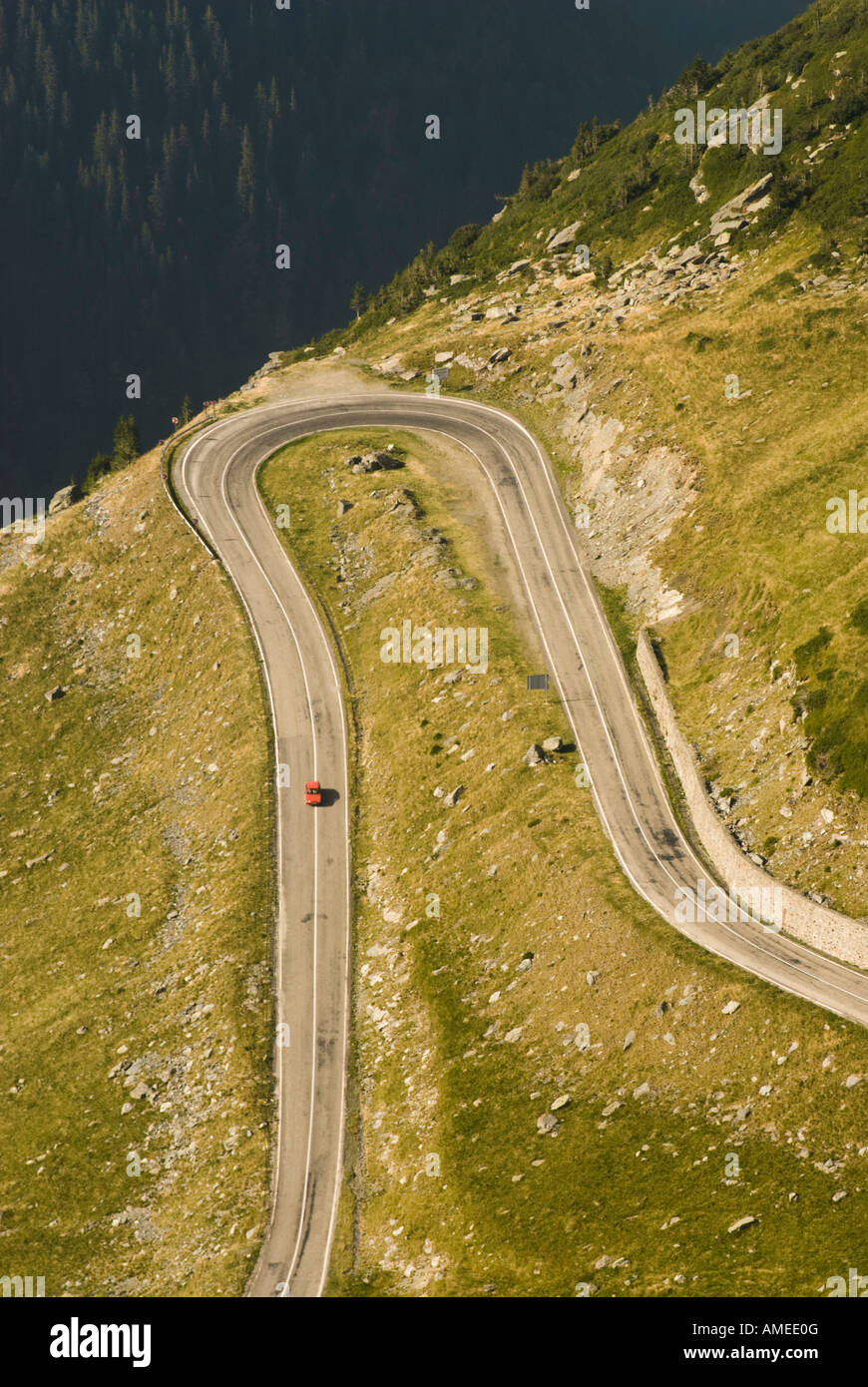 La route Transfagaras, Roumanie Banque D'Images