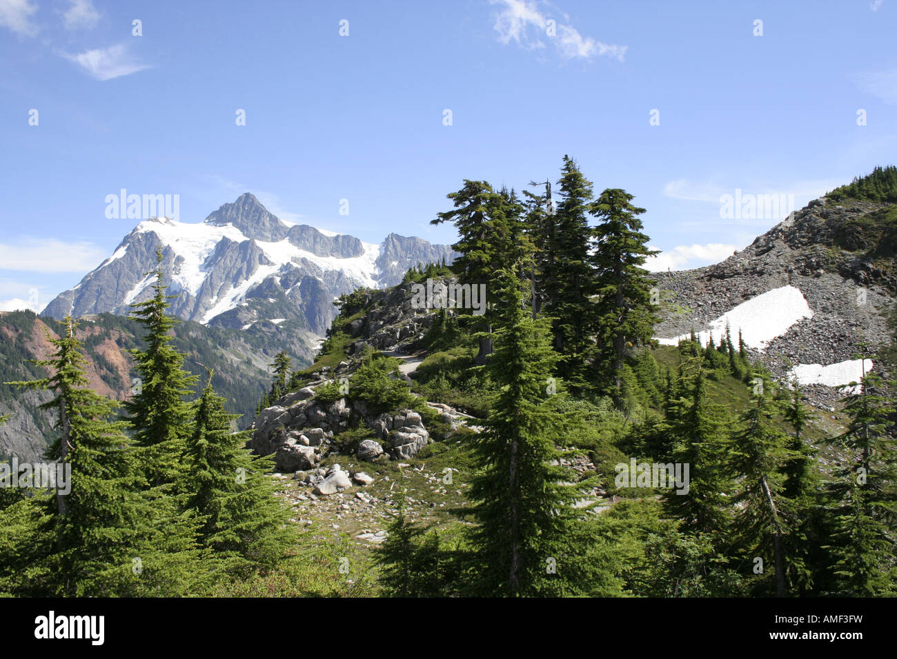 Mont Shuksan, Washington, États-Unis Banque D'Images