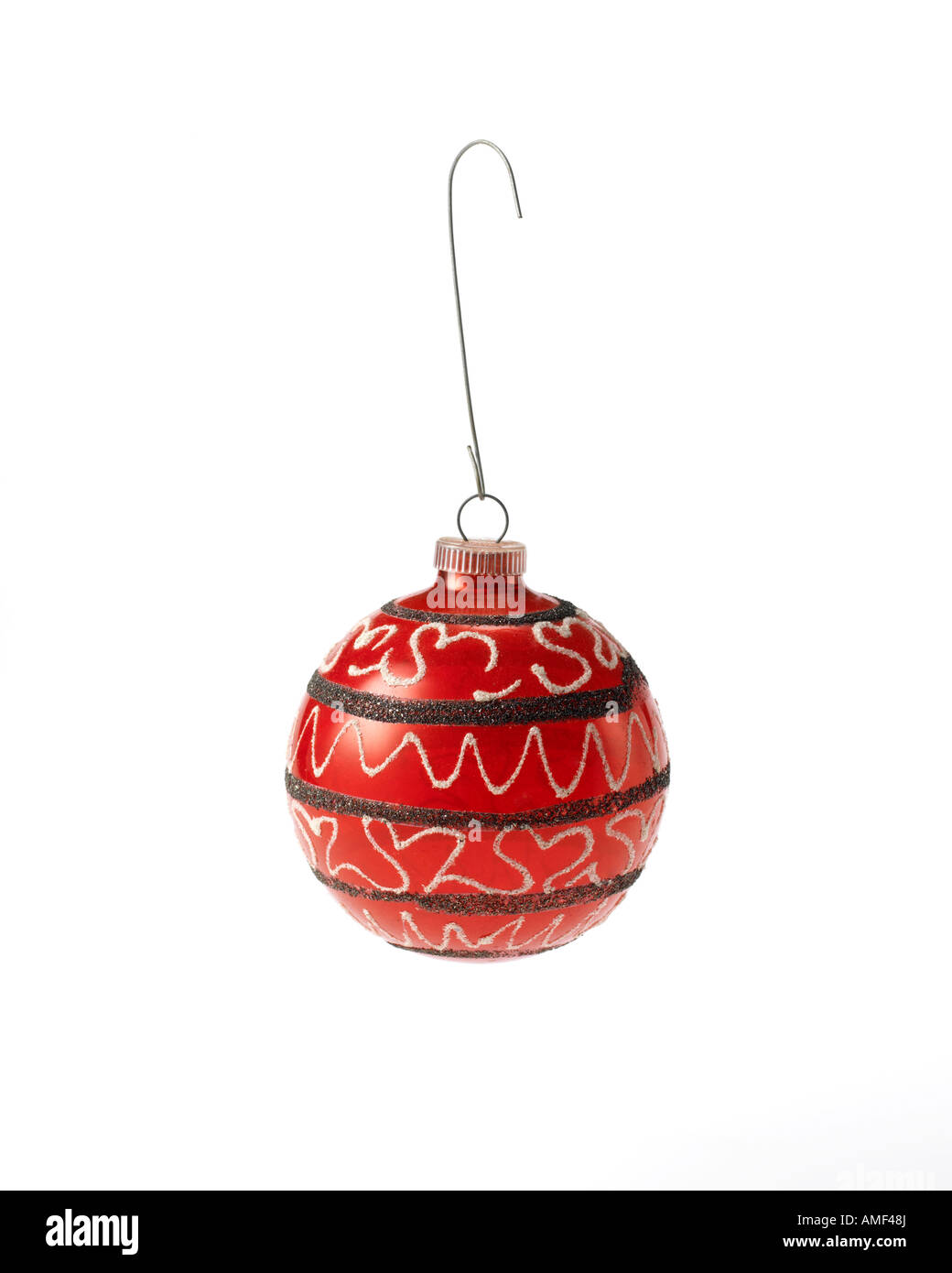 Christmas ornament hanging raccroché Banque D'Images