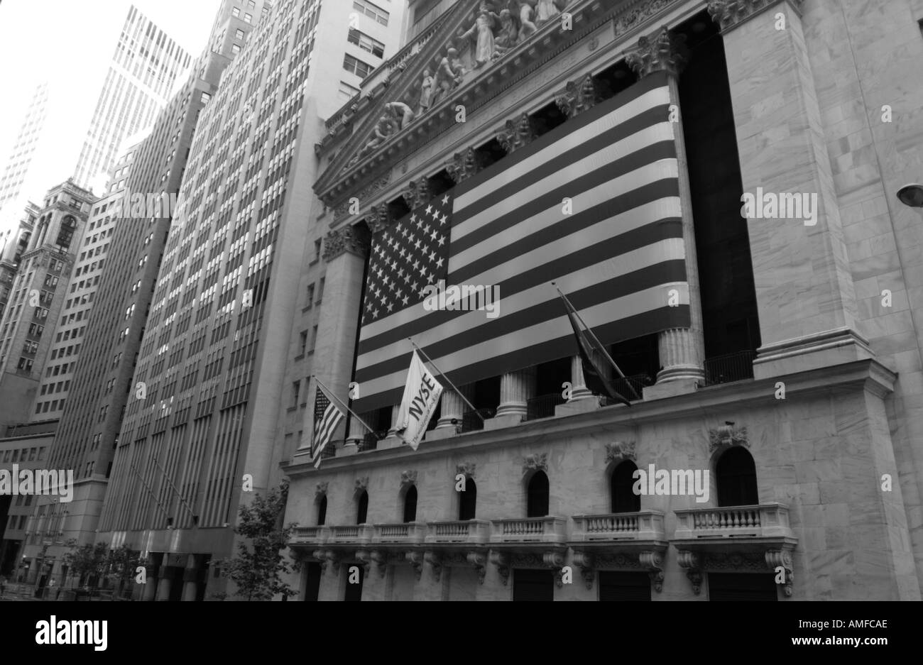 Financial District New York City Banque D'Images
