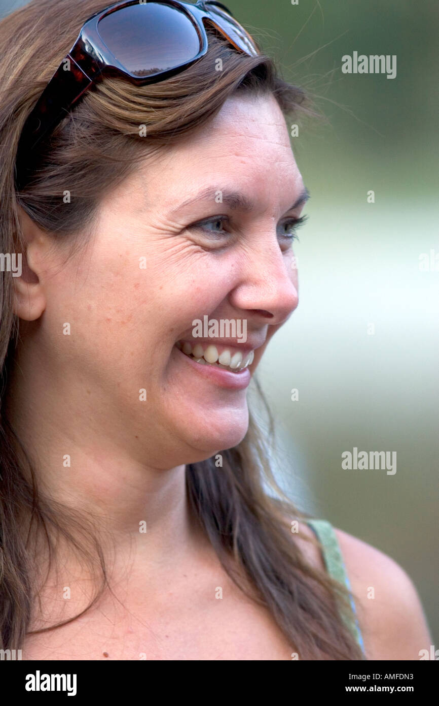 Femme d'âge moyen. Banque D'Images