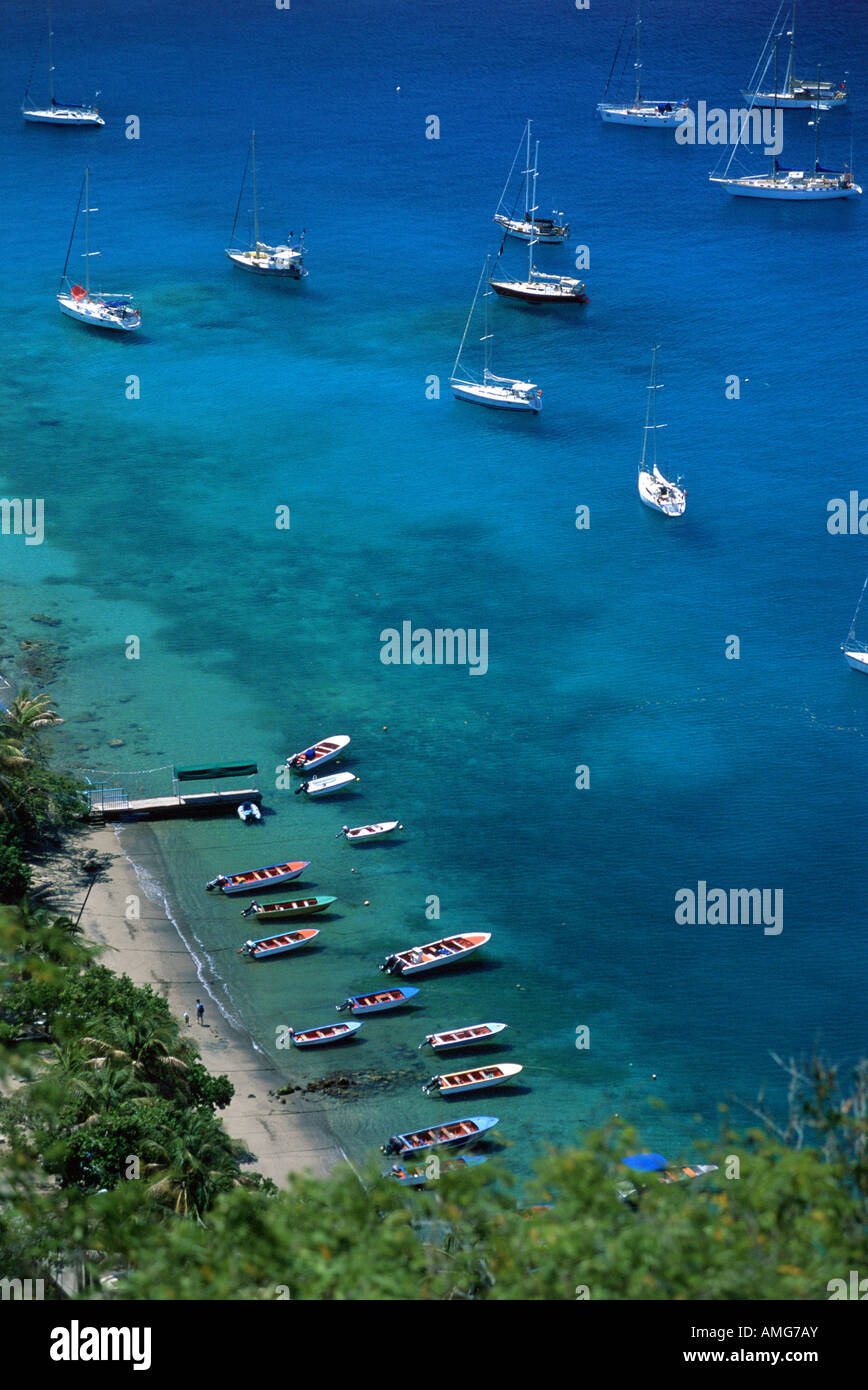 Terre-de-Haut, l'île des Saintes, Guadeloupe, France Banque D'Images