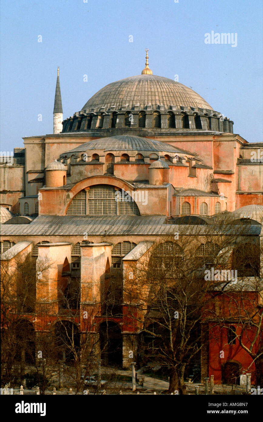 La Turquie, Istanbul, Hagia-Sofia Banque D'Images