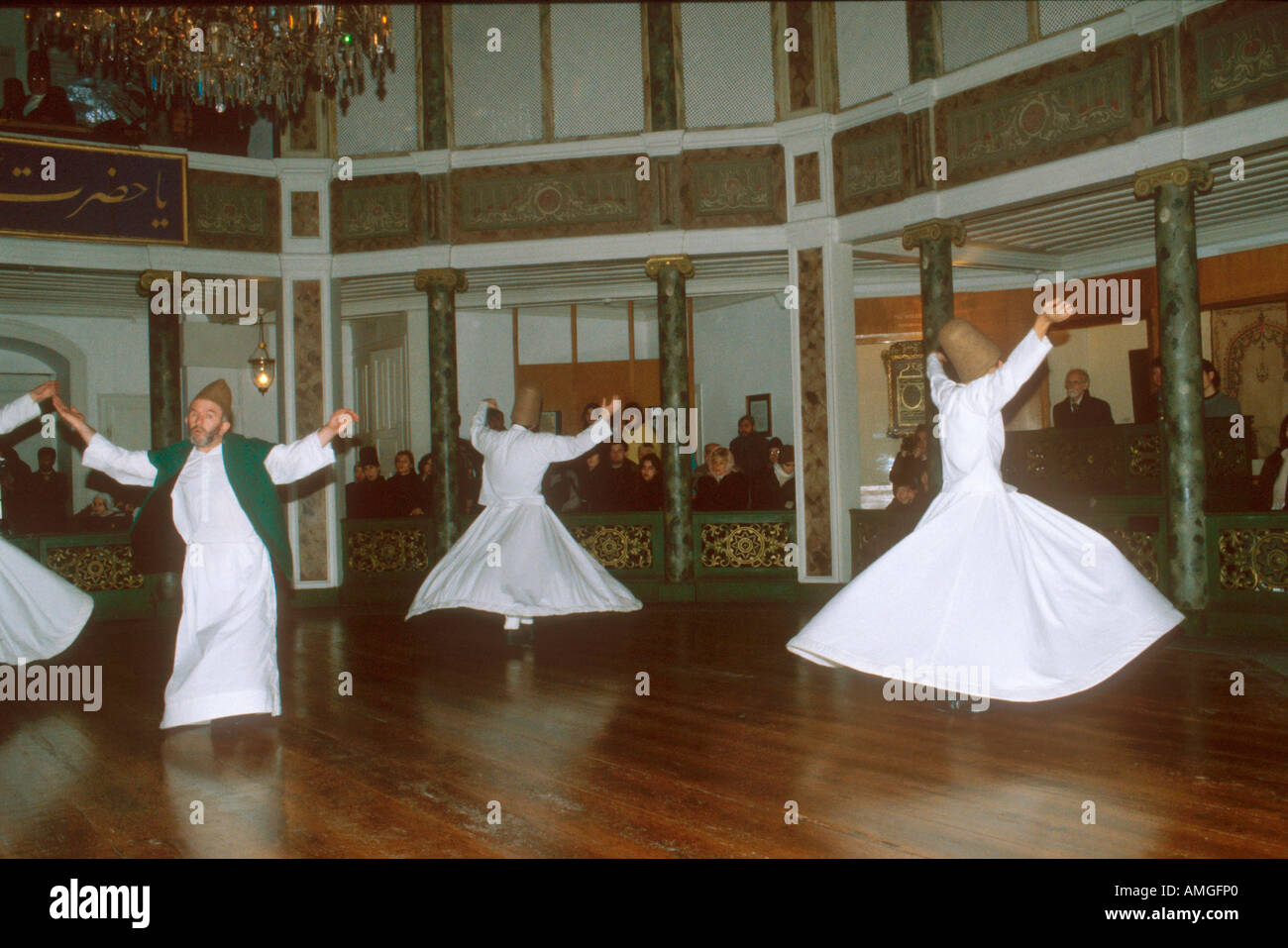 La Turquie, Istanbul, tanzende Derwische Banque D'Images
