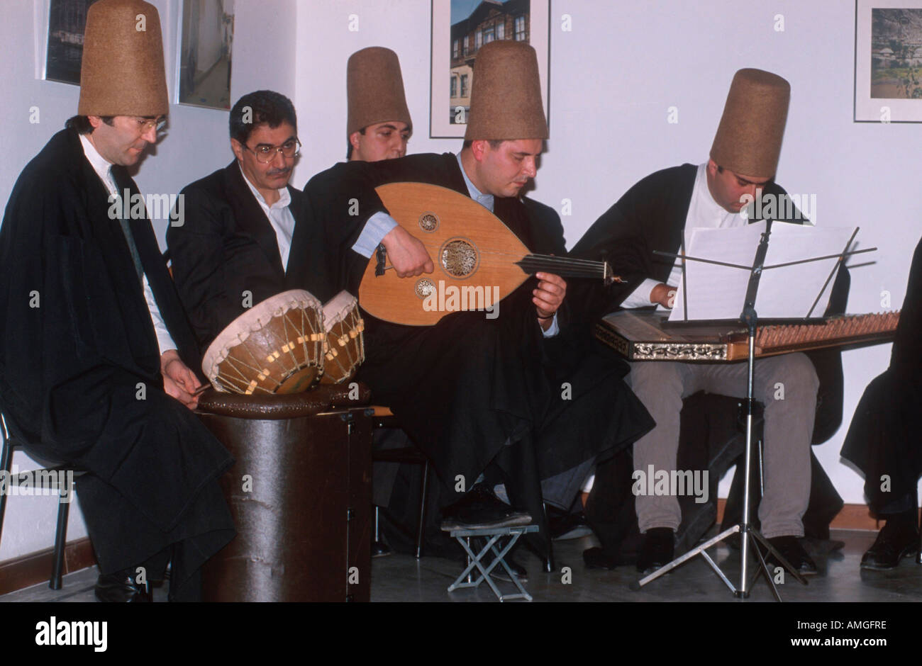 La Turquie, Istanbul, Mevlana-Musiker Banque D'Images