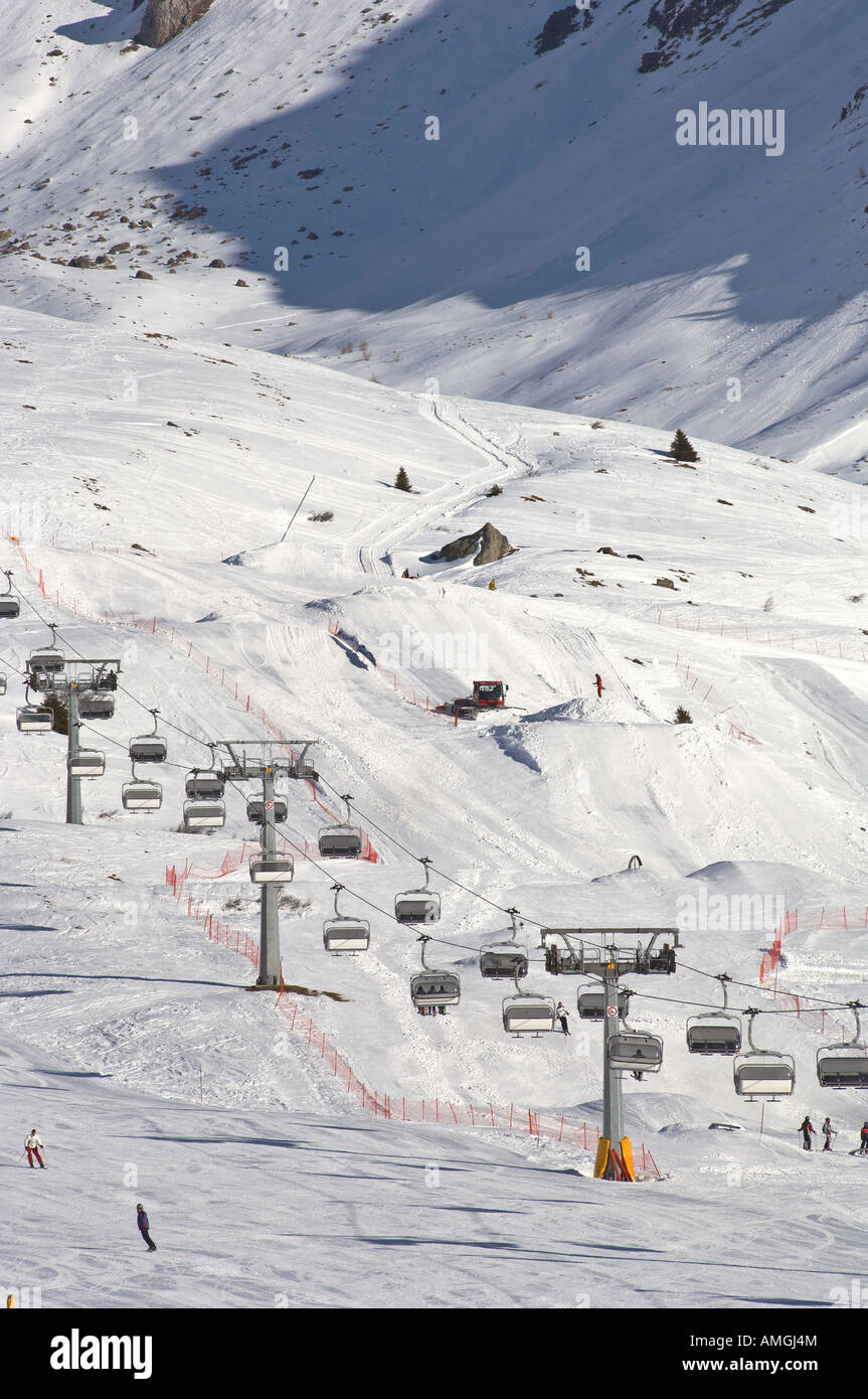 remontées mécaniques Banque D'Images