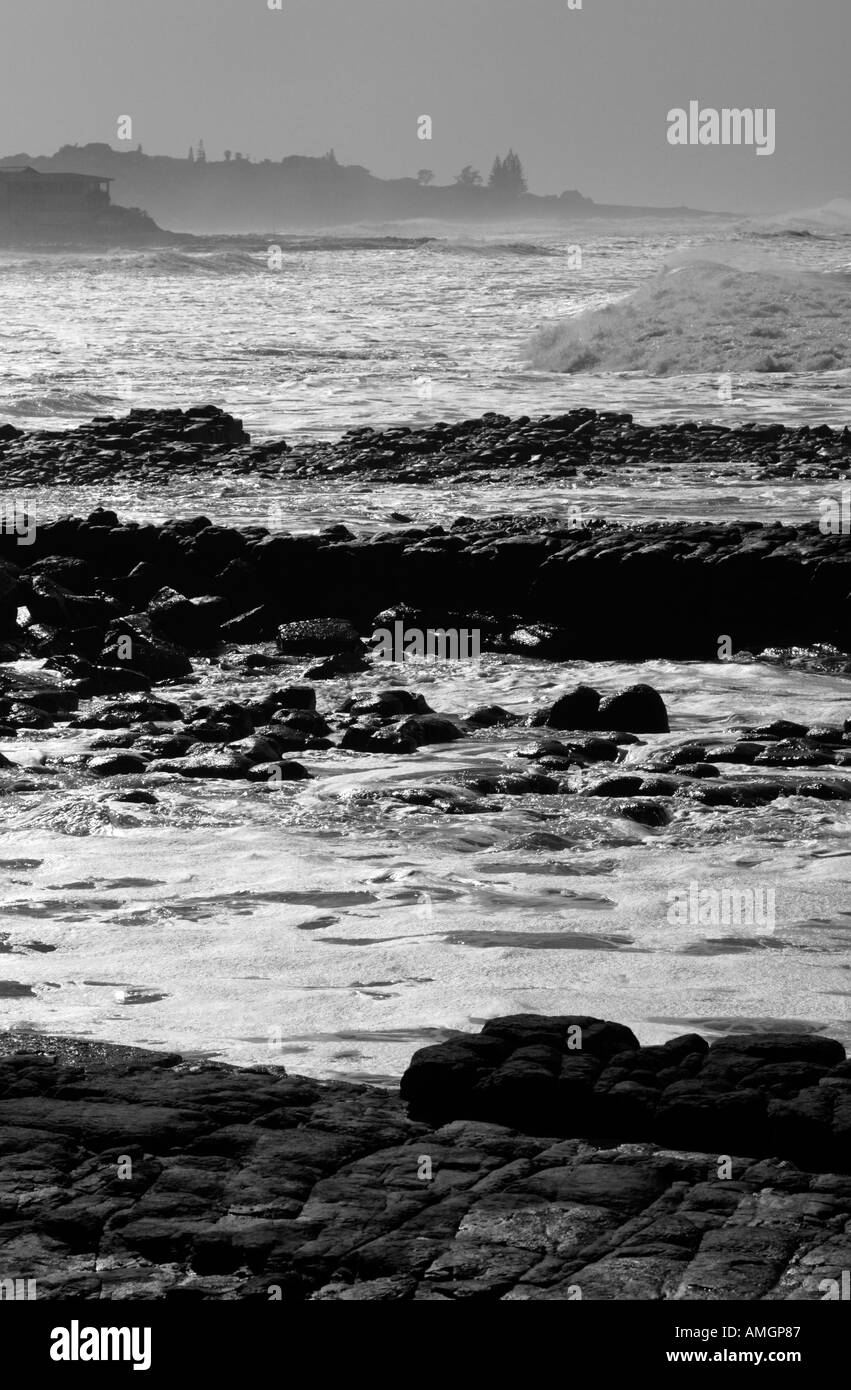 Côte sauvage de l'Afrique du sud du cap de l'Est Banque D'Images