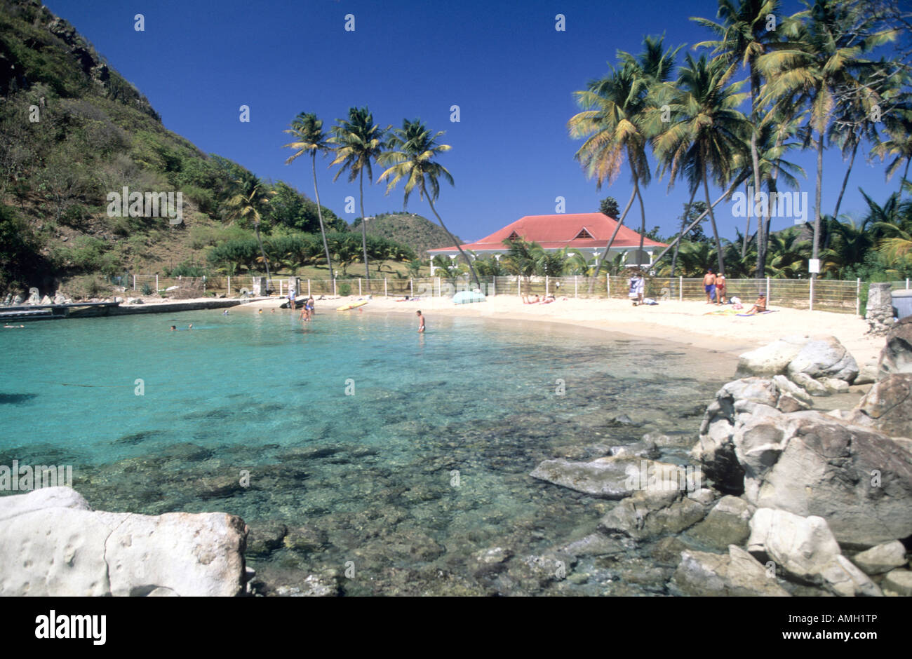 Caraïbes - Antilles françaises - Les Saintes - Terre de Haut - Le Pain de Sucre et le Bois Joli Banque D'Images