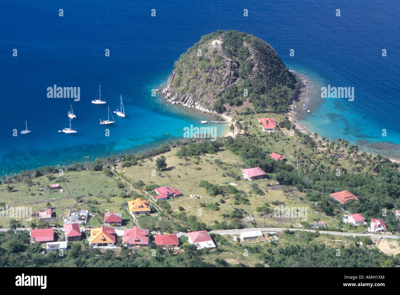 Caraïbes - Antilles françaises - Les Saintes - Terre de Haut - Le Pain de Sucre Banque D'Images
