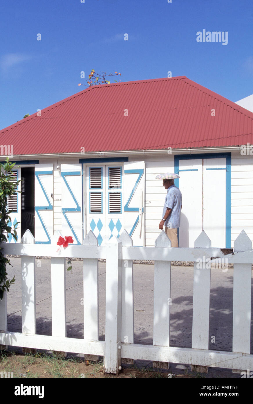 Caraïbes - Antilles françaises - Les Saintes - Terre de Haut - Le Burg Banque D'Images