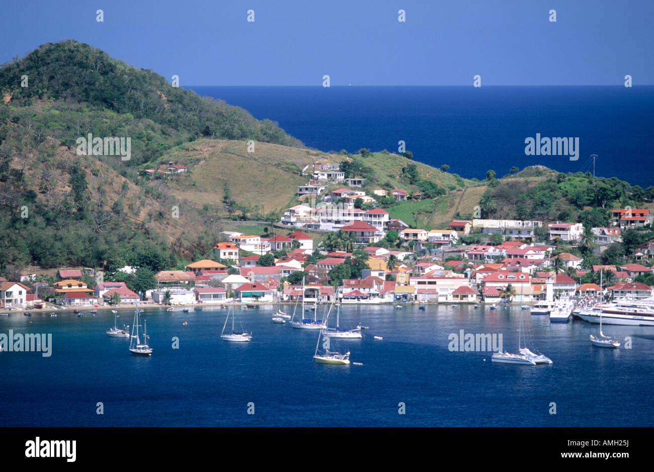 Caraïbes - Antilles françaises - Les Saintes - Terre de Haut - Le Burg Banque D'Images