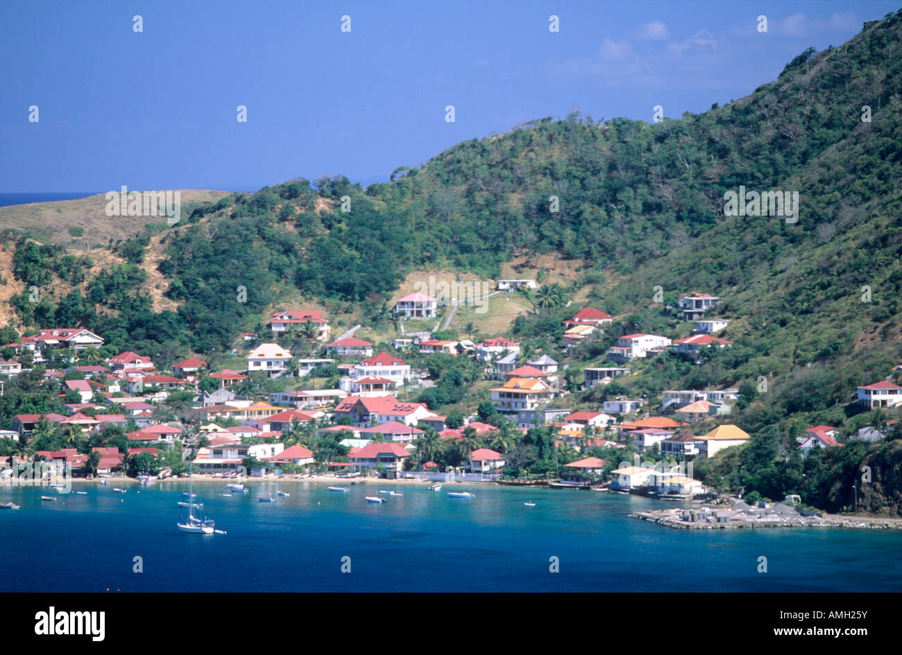 Caraïbes - Antilles françaises - Les Saintes - Terre de Haut - Le Burg Banque D'Images