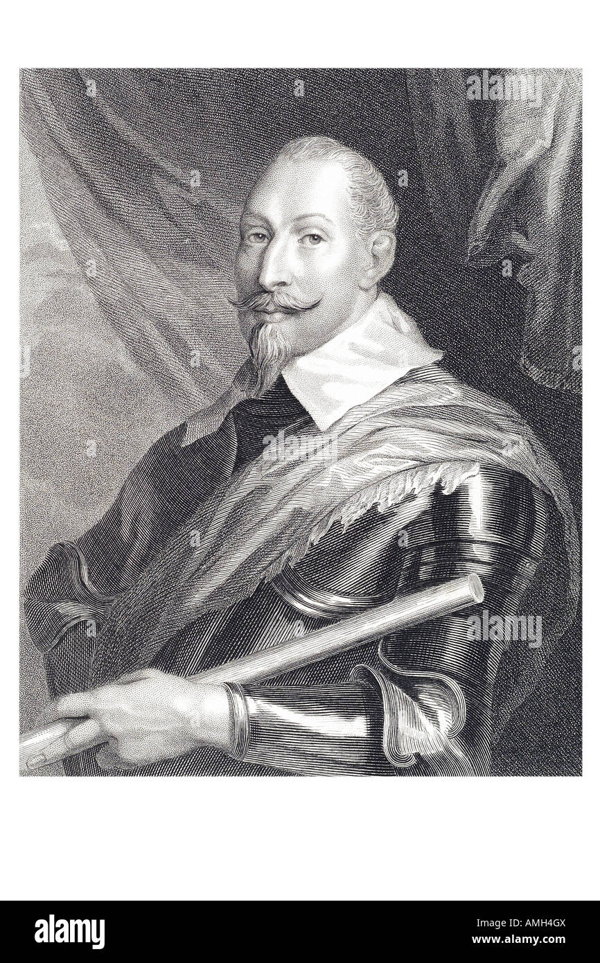 Gustav II Adolf 15941632 connu Gustave-adolphe Swedish la grande bataille de la mort. Roi de Suède Banque D'Images