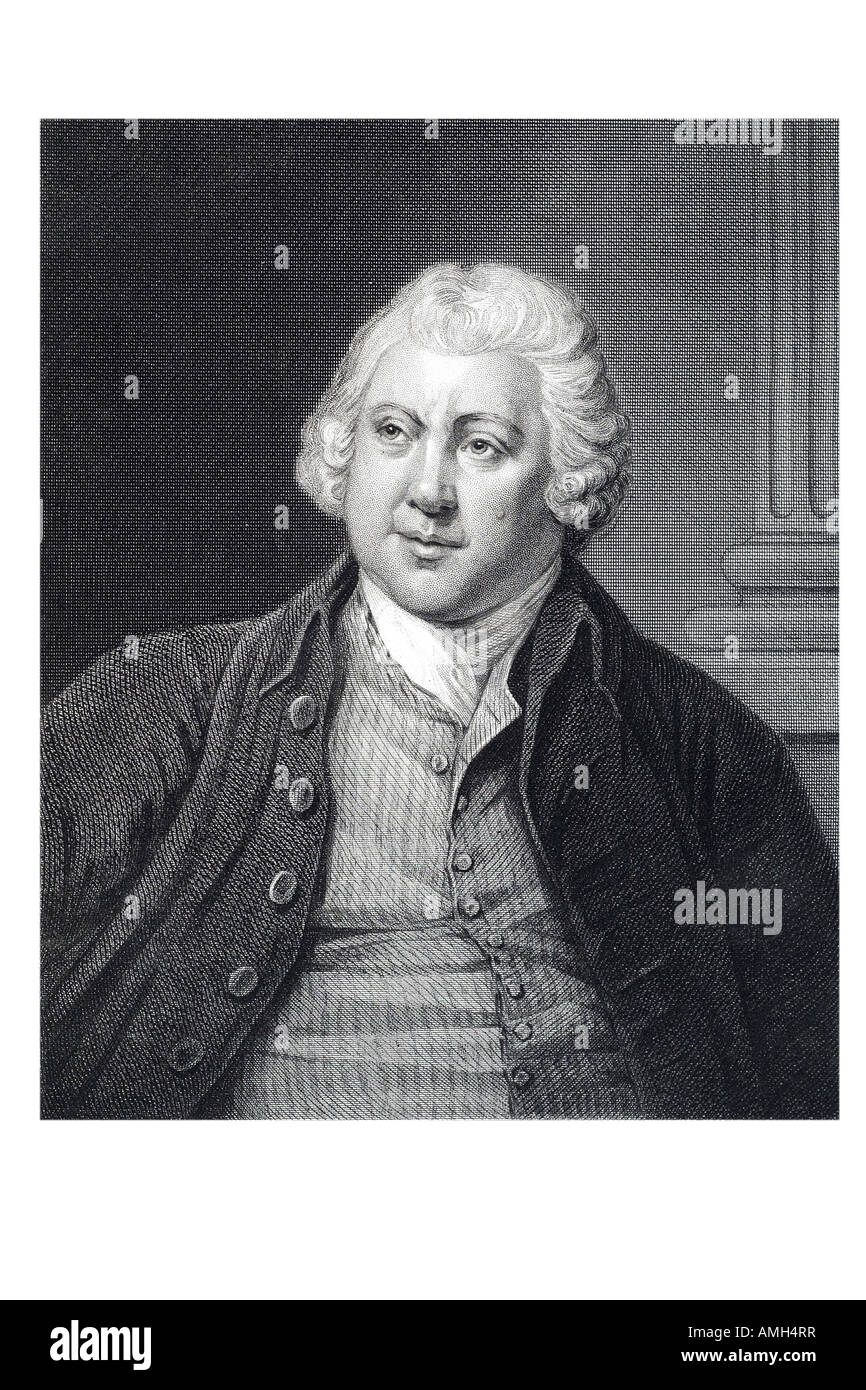 SIR RICHARD ARKWRIGHT 1732 à 1792 de l'industriel Anglais inventeur de filature de coton de l'eau mécanique châssis usine Cromford, Derbysh Banque D'Images