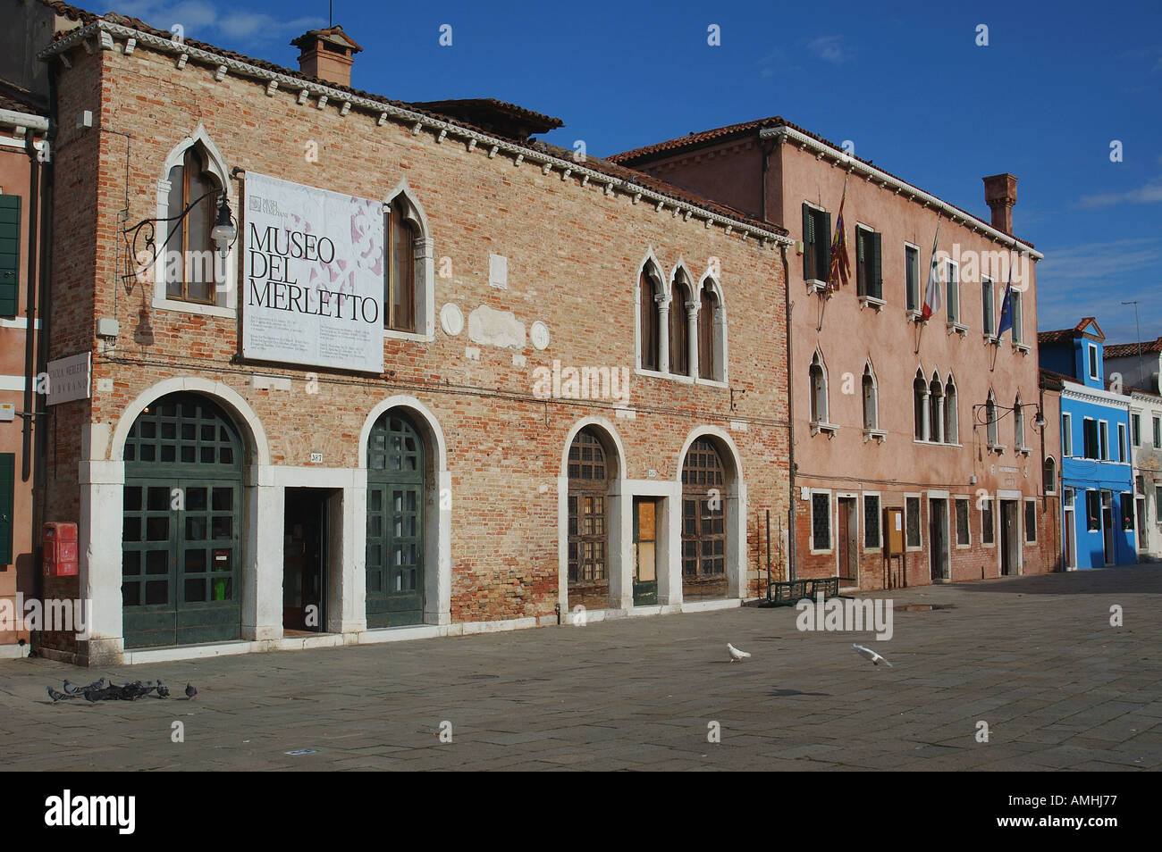 Le point de vue de l'île de Burano, Venise Banque D'Images