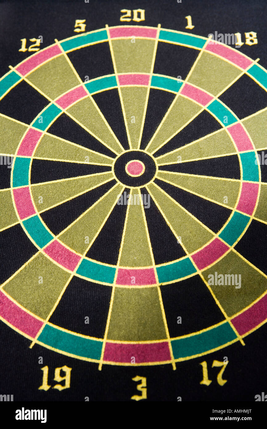 Jeu de fléchettes magnétique Banque D'Images
