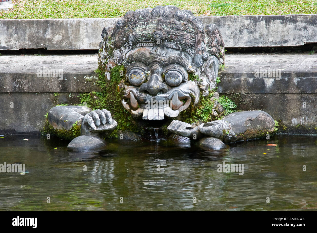 Palais aquatique Taman Tirta Gangga Bali Indonésie Banque D'Images