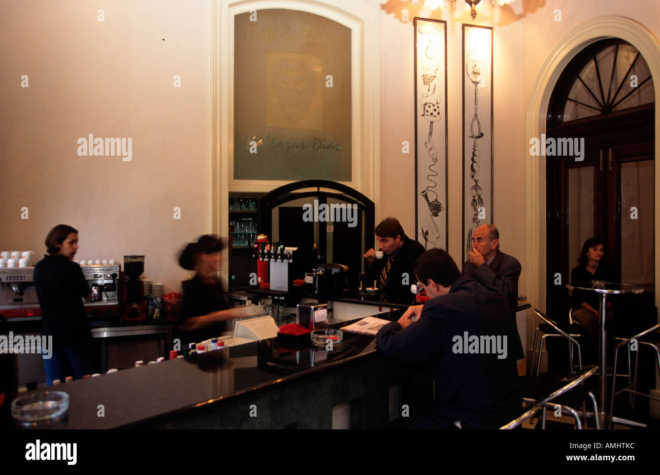 Portugal, Madère, Funchal, Cafe Opera Banque D'Images