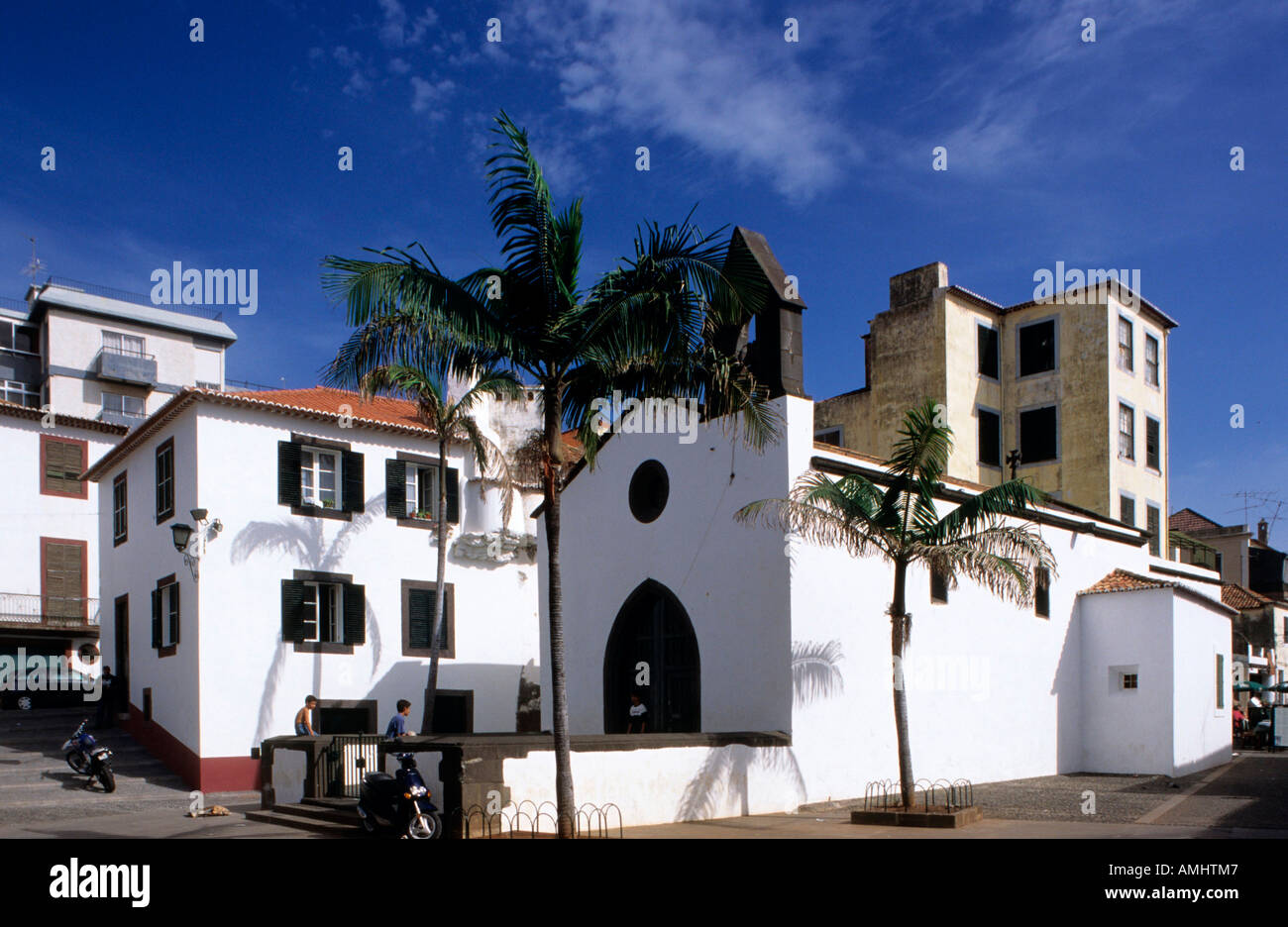 Portugal, Madère, Funchal, Capela de Corpo Santo beim Forte de San tiago Banque D'Images