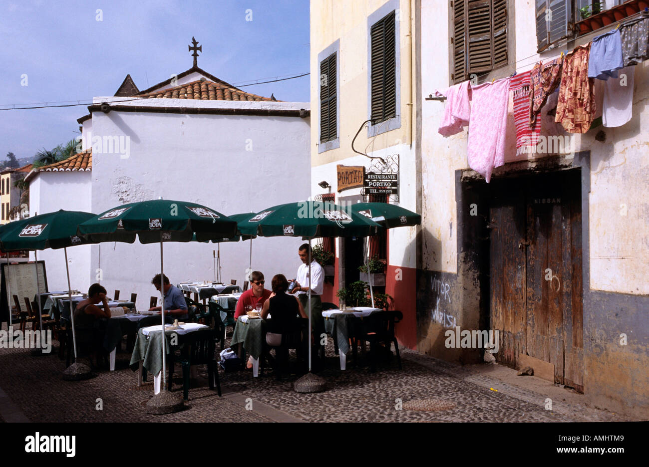 Portugal, Madère, Funchal, Lokal in der Rua de Santa Maria beim Forte de San tiago Banque D'Images