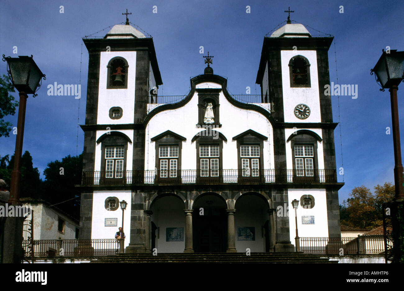 Portugal, Madère, Funchal, Monte bei Wallfahrtskirche de Nossa Senhora de Monte Banque D'Images
