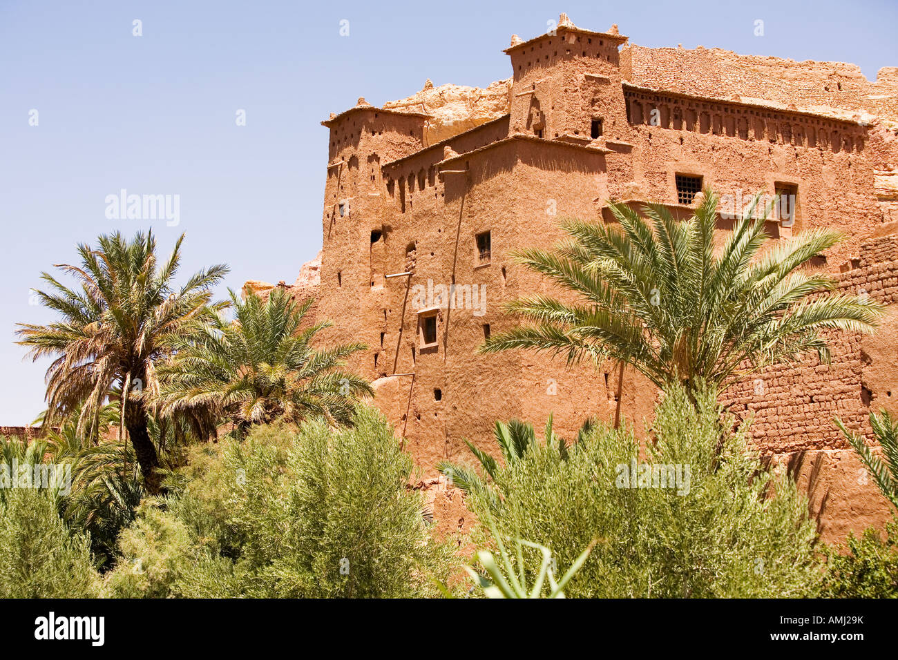 La ville fortifiée de Ait Ben Haddou près de Ouarzazate Banque D'Images