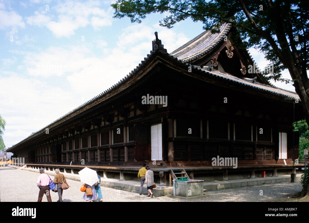 Le Japon, Kansai, Kyoto, Sanjusangen-do Banque D'Images