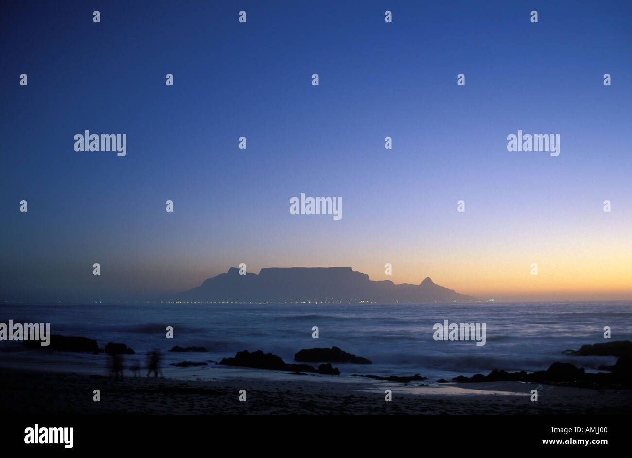 Table Mountain Cape Town Banque D'Images