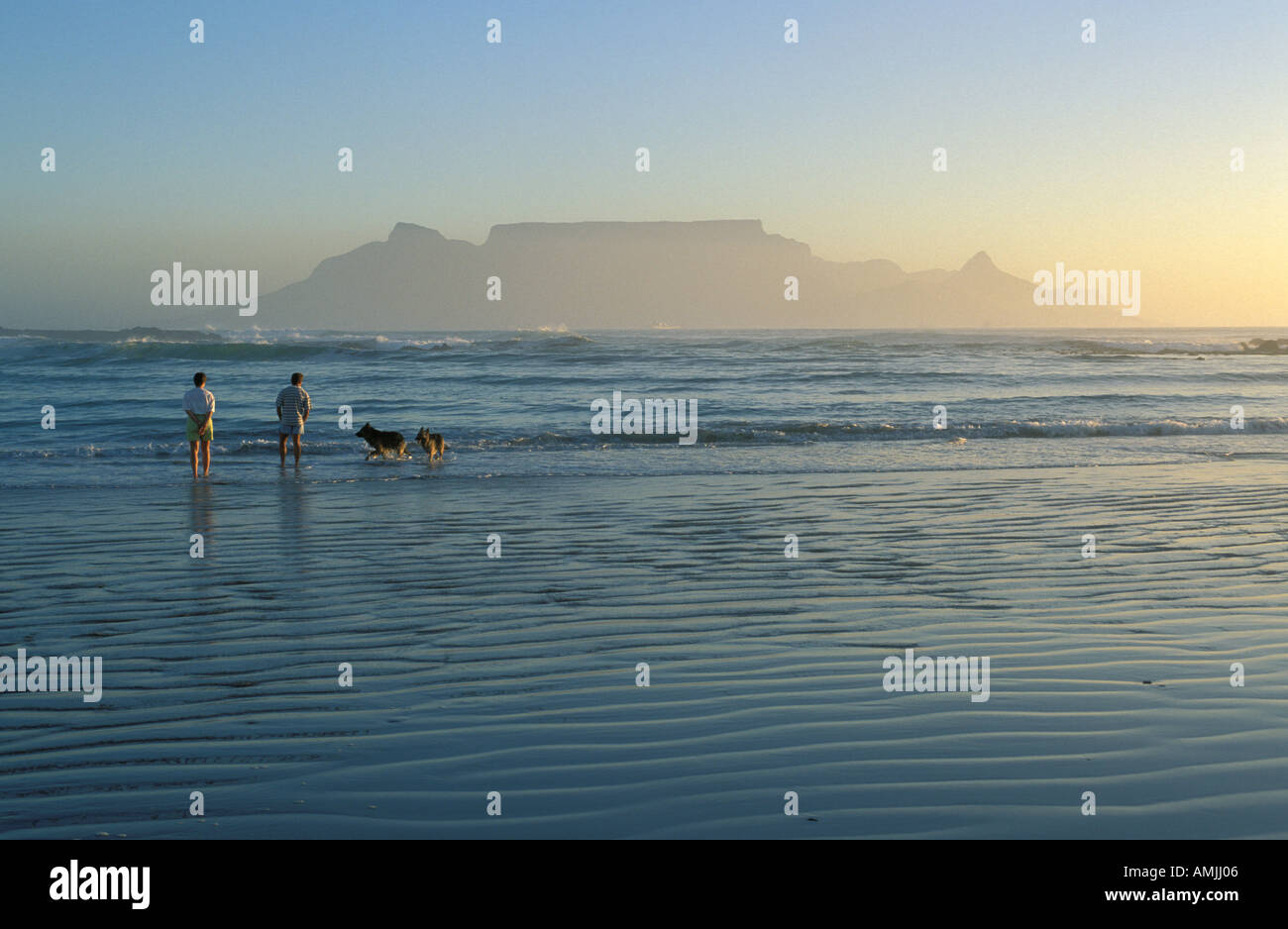 Table Mountain Cape Town Banque D'Images