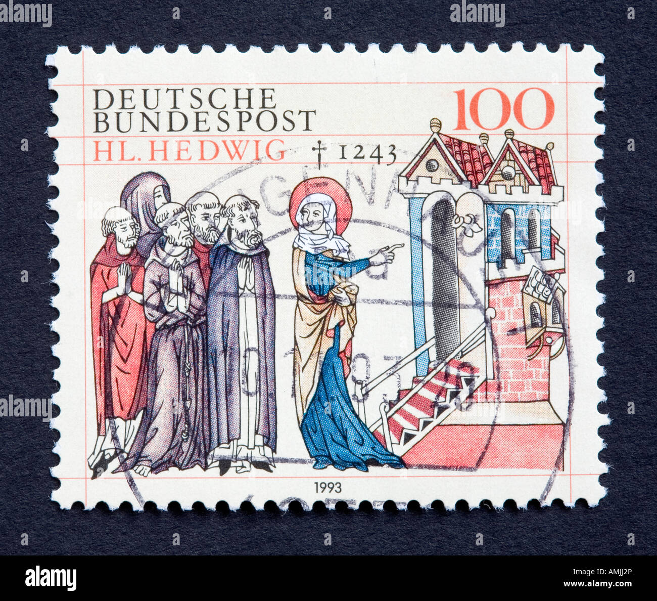 Timbre allemand Banque D'Images