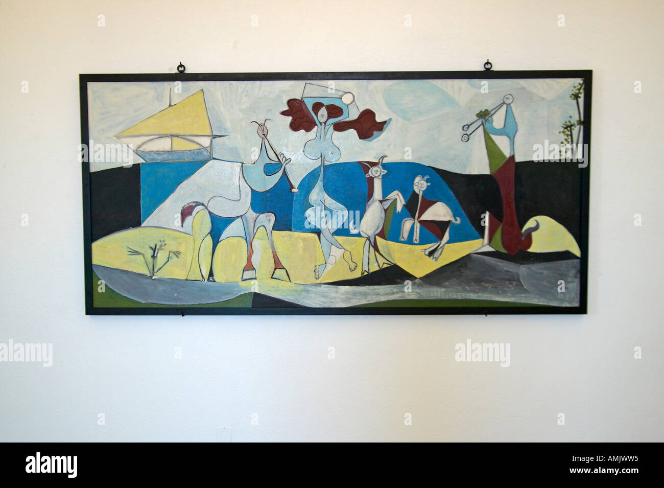 La Joie de Vivre tableau de Picasso Musée Picasso Antibes France Banque D'Images