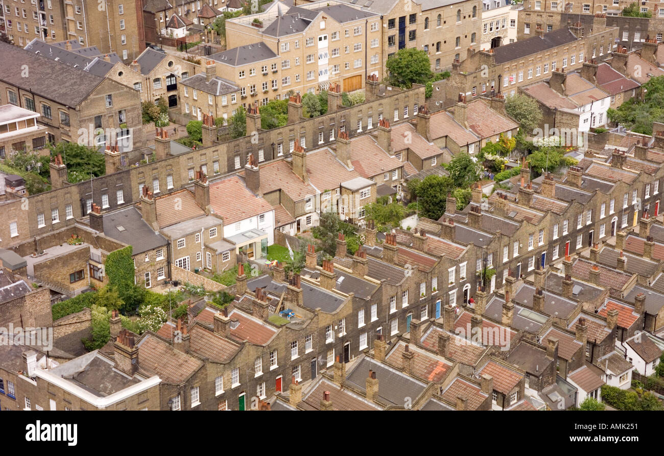 Logement dans le centre de Londres Banque D'Images