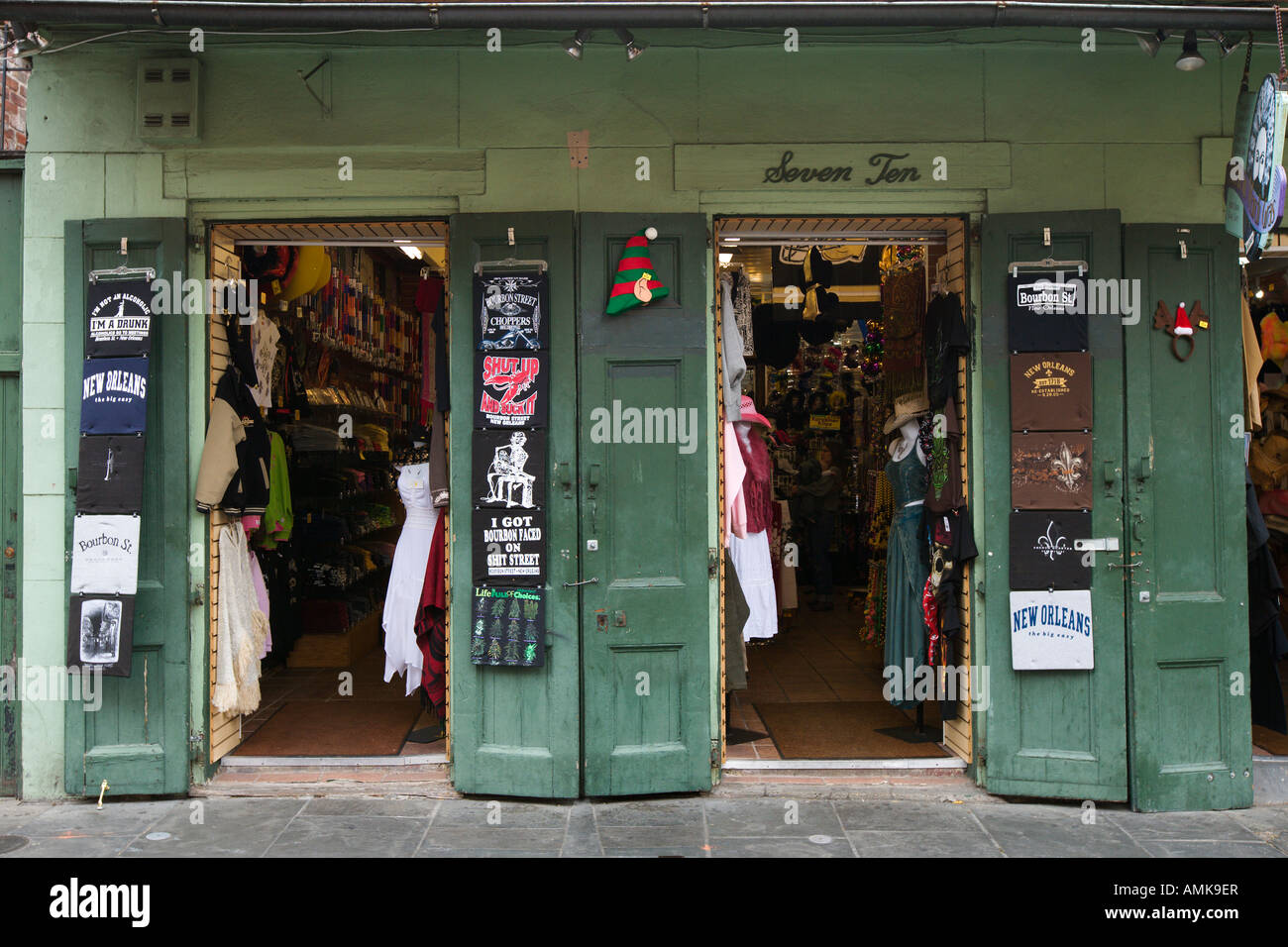 Boutique sur St Peters Street, près de Bourbon Street, quartier français, la Nouvelle Orléans, Louisiane, USA Banque D'Images