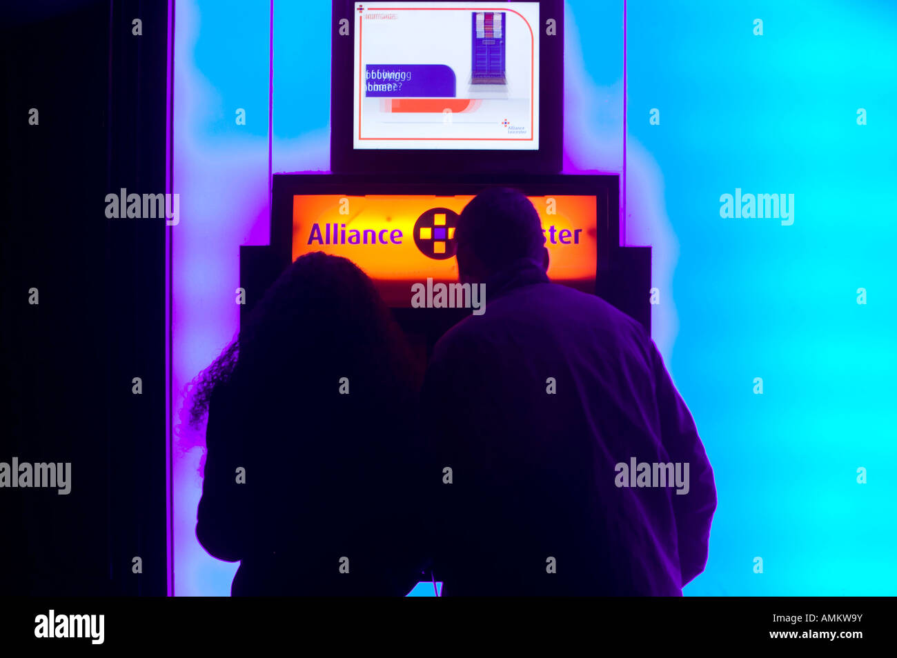 Alliance et Leicester Building Society à Loughborough Leicestershire UK Banque D'Images