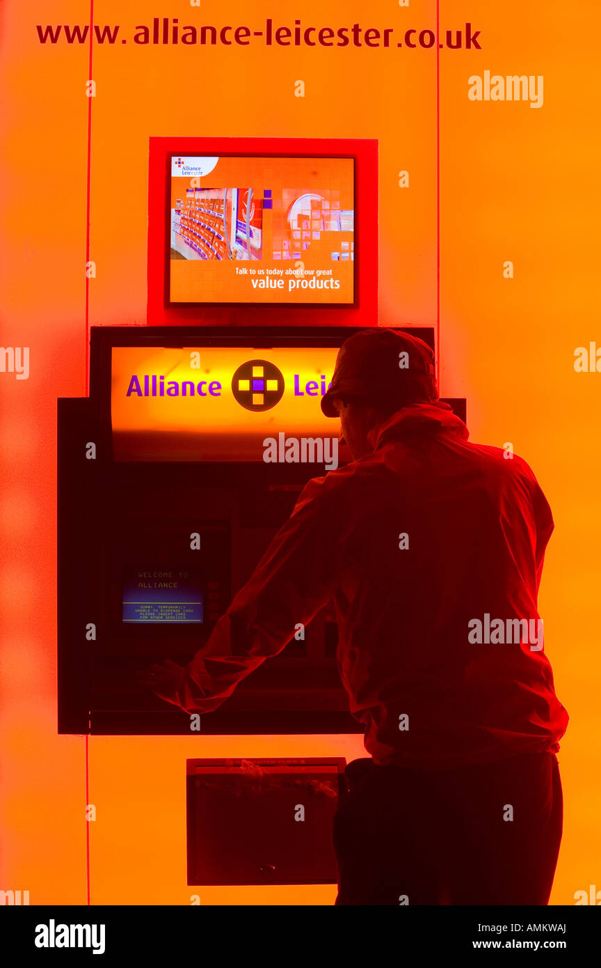 Alliance et Leicester Building Society à Loughborough Leicestershire UK Banque D'Images