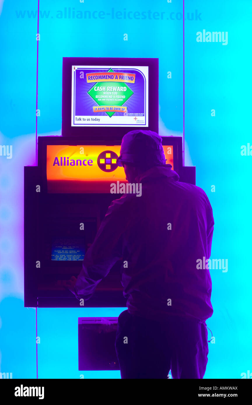 Alliance et Leicester Building Society à Loughborough Leicestershire UK Banque D'Images